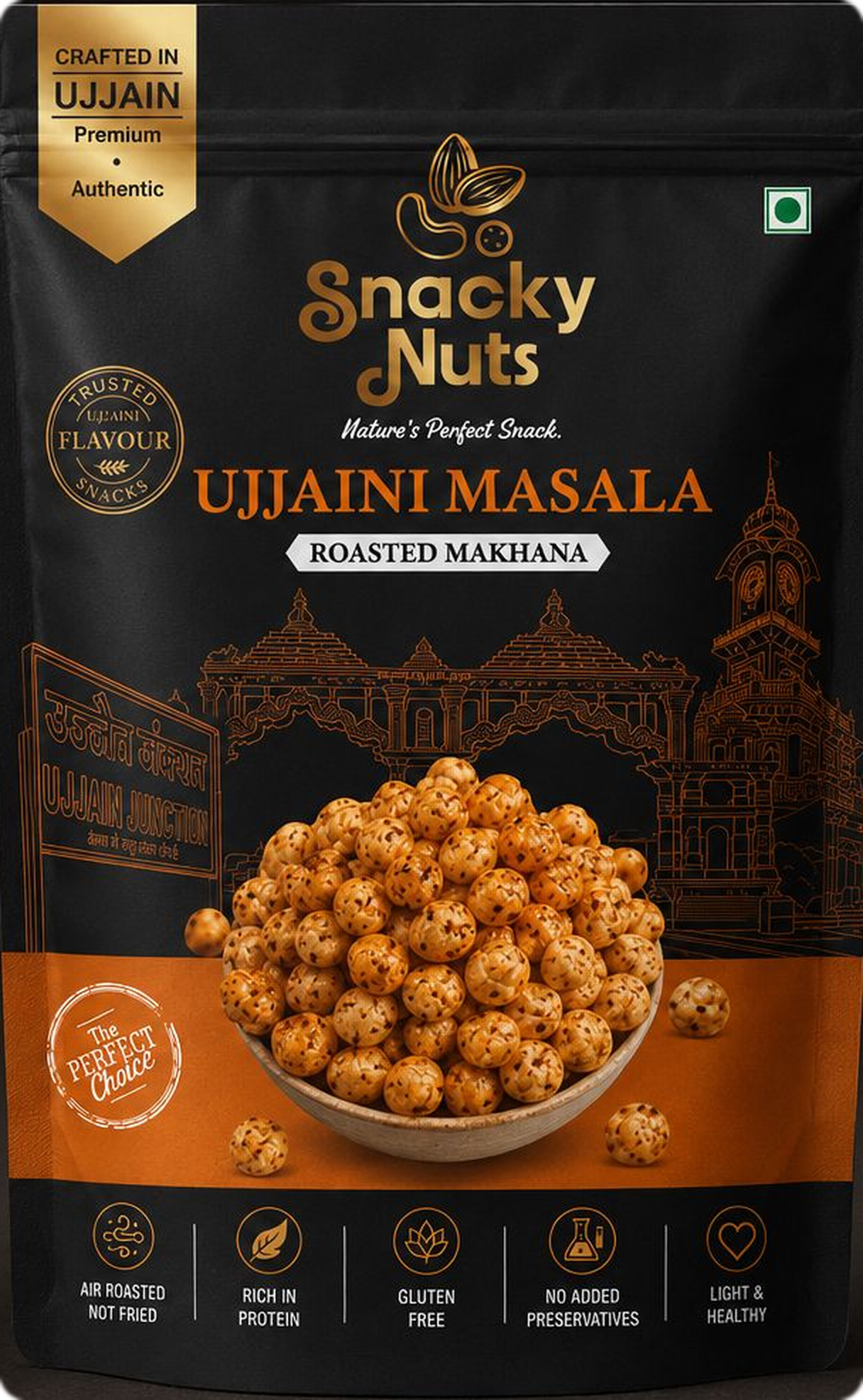 Ujjaini Masala Roasted Makhana pouch